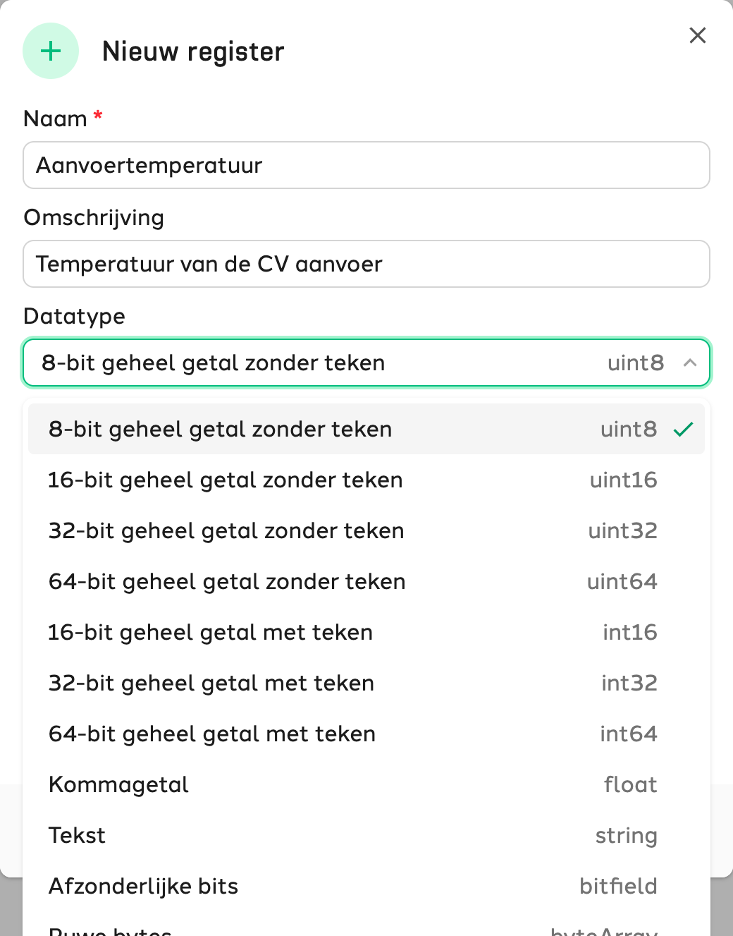 Datatypes