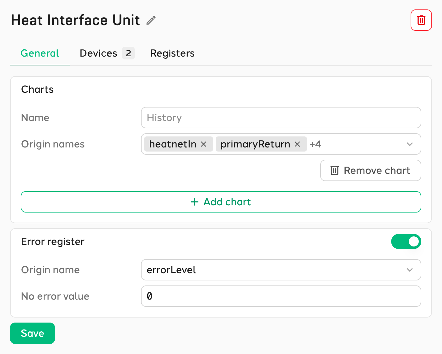 Modbus template